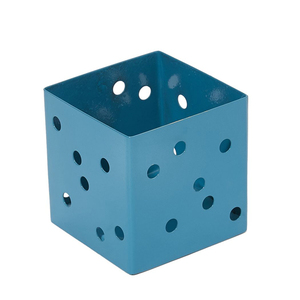 Metal Cutout Square Votive Tea Light Holder - Product Image 1