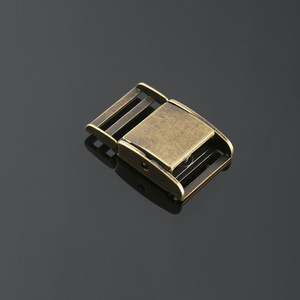 Hebilla de liberación lateral de aleación de zinc, accesorios para bolsos en bronce y plata, duraderos y resistentes al desgaste, para bolsos, primavera 2022 Q058-20 - Product Image 1