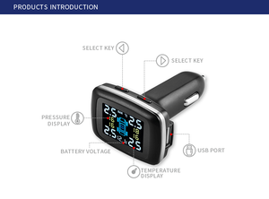 Wireless Universal <strong>TPMS</strong> for Car Tire Pressure System Tire Gauge Built-in Internal <strong>Sensors</strong> - Product Image 5