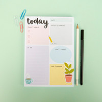 Bloc de notas con logotipo personalizado, planificador diario, venta al por mayor, esta semana