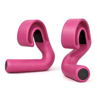 Agarradera de Fitness en Forma de Gancho de Alta Resistencia, Accesorio Multifuncional para Dominadas, Peso Muerto, Remo y Entrenamiento de Fuerza en el Gimnasio