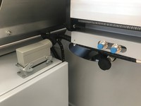 Scie à panneaux horizontale économique à commande CNC PLC, écologique, avec grande chariot coulissant et guide de coupe