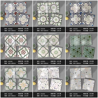 Carreaux en céramique de couleur vert foncé rétro marocain pour la salle de bain, la cuisine, le balcon, le sol et les murs