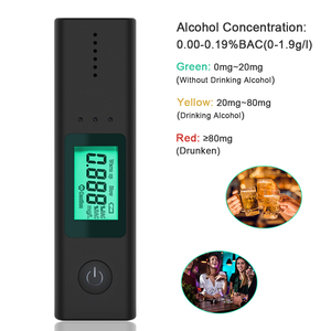 2026 AM08 Detektor Alkohol Portabel Presisi Tinggi Konsentrasi Alkohol 0.00~19.00%<span class=keywords><strong>BAC</strong></span> Penguji Alkohol Tanpa Kontak - Product Image 2