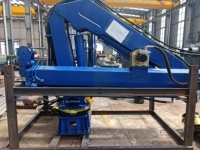 Grue marine standard à cabine de commande, bras télescopique, système électro-hydraulique 5t 10t 16t 20t Prix