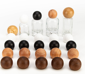 Bouteille de parfum ronde en <span class=keywords><strong>bois</strong></span> Bouteille d'encens en <span class=keywords><strong>bois</strong></span> Bouchon en <span class=keywords><strong>bois</strong></span> <span class=keywords><strong>massif</strong></span> - Product Image 4