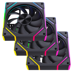 <span class=keywords><strong>Ventilateur</strong></span> de boîtier PC ARGB 120mm haute performance 5v <span class=keywords><strong>PWM</strong></span> 4 broches <span class=keywords><strong>Hub</strong></span> de refroidissement d'ordinateur amélioré à faible bruit Speedy - Product Image 3