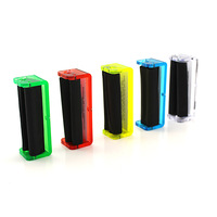 Machine à rouler les cigarettes manuelle de 78 mm, en plastique ABS, rouleuse manuelle portable, outil de roulage du tabac pour cigarettes faites à la main, accessoire pour cigarettes