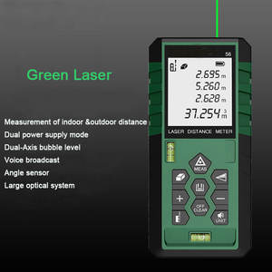 Compteur numérique professionnel Rechargeable de <span class=keywords><strong>100m</strong></span>, outil de mesure de Distance <span class=keywords><strong>Laser</strong></span> avec lumière <span class=keywords><strong>Laser</strong></span> verte - Product Image 5