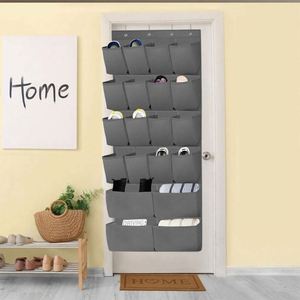 Organisateur de chaussures mural à suspendre sur la porte, organisateur de chaussures suspendu, organisateur de rangement à suspendre derrière la porte avec 20 poches - Product Image 2