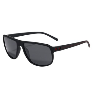 Lunettes de soleil pour hommes, rectangulaires, polarisées, UV400, monture intégrale, rétro, lunettes de soleil d'extérieur - Product Image 4