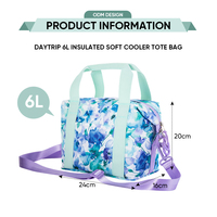 Sac isotherme souple 6L pour pique-nique, design ODM, idéal pour les sorties d'une journée, avec logo personnalisé – Nouveauté 2026, vente chaude