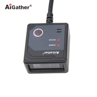Lecteur de codes-barres QR DataMatrix EAN UPC filaire miniature avec interface USB COM/ Clavier/ RS232/ OPOS/ JPOS