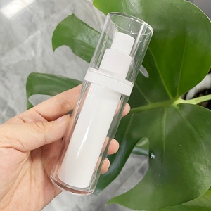 15ml 30ml Frosted Round Airless <b>Pump</b> <b>Bottle</b> Luxury Cosmetic Skincare Refillable Serum Lotion Empty Fancy Premium Container - Product Image 4