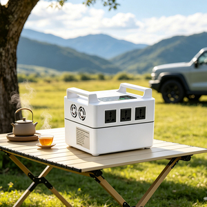 Station d'alimentation portable 300W 600W 1200W, générateur solaire à onde sinusoïdale pure pour le camping, l'extérieur et les situations d'urgence - Product Image 1