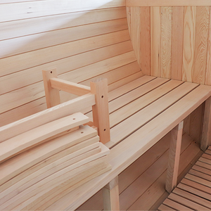 منتج جديد لعام <span class=keywords><strong>2026</strong></span>: ساونا خشبية جافة: سخان قوي داخلي، يتسع لـ 4 - 6 أشخاص، مثالي للاستخدام المنزلي - Product Image 4