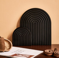 Objet décoratif moderne du milieu du siècle Décorations esthétiques Décor à la maison en bois