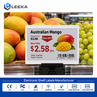 LEEKA ESL, Etiqueta de Precio Digital de 7.5 Pulgadas, Actualización Remota, Ecológica, Etiqueta Electrónica para Estantes, Gran Venta