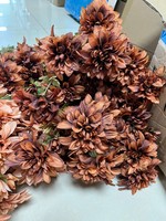 Vente en gros 85cm fleurs artificielles soie automne dahlias mariage décoration d'intérieur