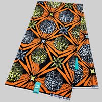 Kain Batik Cetak Gaya Etnik Afrika Tahan Api 100% Katun Organik Dua Sisi untuk Tekstil Rumah dan Pakaian