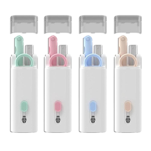 Kit de nettoyage multifonctionnel écologique pour clavier, écouteurs, ordinateur, téléphone, casque audio, 7 en 1 - Product Image 1