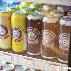 Smart Plastic Beverage Bottle Dispenser mit Glide System Automatic Pusher und <span class=keywords><strong>Gravity</strong></span> Roller Shelf - Product Image 2