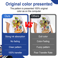 Papel de Transferencia DTF A3/A4, Hojas de Doble Cara, Película de Transferencia de Calor PET de Alta Transparencia para Camisetas, Gorras, Impresora de Inyección de Tinta DTF
