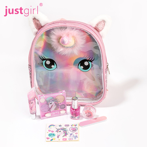 Cosplay cosmétique pour enfants, joli ensemble de jeu OEM, 12 pièces, maquillage avec fard à paupières, vernis à ongles brillant - Product Image 4