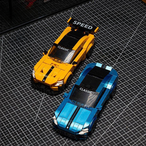 XJD nuevo JD103 <span class=keywords><strong>Mi</strong></span> Su 7 juguetes 2 Modelo de montaje de coche Decoración de mesa DIY juguetes educativos para niños regalos juegos de bloques de construcción - Product Image 1
