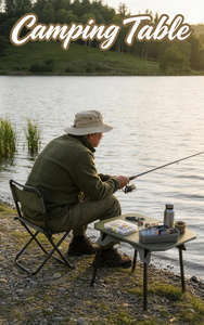 <span class=keywords><strong>Mesa</strong></span> de <span class=keywords><strong>Camping</strong></span> Plegable Portátil 2026, Doble Uso, Compacta, para Picnic, Pesca, con Patas Extraíbles, Material ABS - Product Image 6