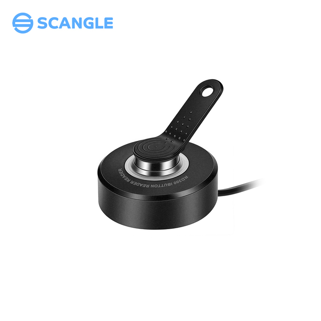 Scangle RD300  Magnetic IButton Card Reader Support Lights and Sound Dual Reminder for Verification