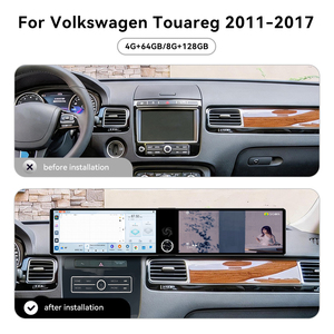 ZWNAV Double écran de navigation multimédia virtuel de 12,3 pouces, écran de navigation Android 13, <span class=keywords><strong>GPS</strong></span> Navi. Pour <span class=keywords><strong>Volkswagen</strong></span> Touareg 2011-2017 - <span class=keywords><strong>Mise</strong></span> <span class=keywords><strong>à</strong></span> niveau - Product Image 2