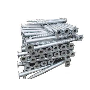 Sistema de Instalación de Cimentación Solar con Pilotes Espirales Galvanizados en Caliente Sin Aleación HRB500 HRB335 HRB400, Estándar BS/AiSi, Corte y Doblado - Product Image 2