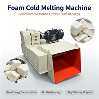 Machine à compacter le mousse-polyisocyanurate (EPS) - Compresseur à froid pour le recyclage de la mousse plastique