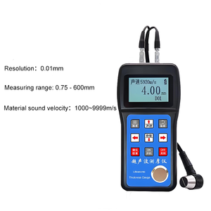 Misuratore di Spessore Digitale a Ultrasuoni Portatile <span class=keywords><strong>NDT</strong></span> ad Alta Precisione per Misurazione Pareti di Tubazioni, Garanzia 1 Anno - Product Image 5