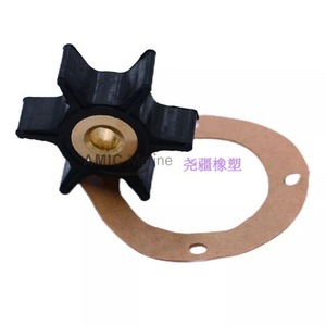 Pompe à eau de mer électrique compatible Onan 131-0386 avec turbine en caoutchouc flexible et matériau CR pour usage marin - Product Image 1