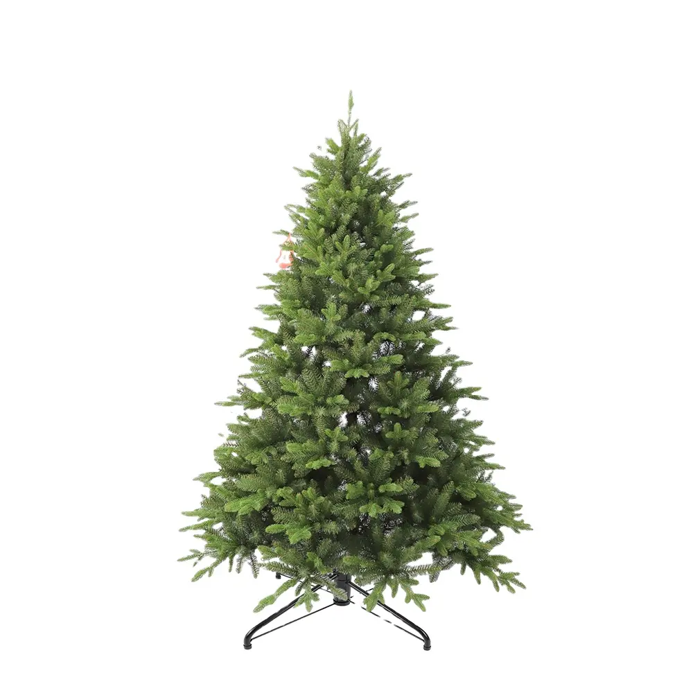 7ft Kunstmatige Pre-Verlichte Kerstbomen Groene Kerstpijnboom Met Luxe Kerstversieringen Voor Decoratie
