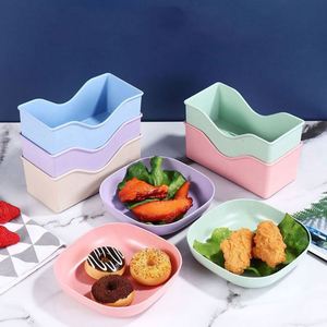 Nuevo Plato para Huesos Creativo para el Hogar, Plato de Plástico para Huesos, Linda Caja de Almacenamiento, Plato para Aperitivos con Base - Product Image 6