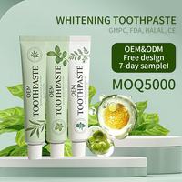 Dentifrice certifié Halal au goût menthe personnalisé, à usage quotidien, pour éliminer les taches et blanchir efficacement les dents – Fabricant
