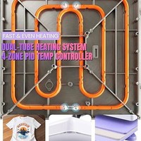Machine numérique de transfert thermique 5 en 1, 15 pouces, pour sublimation sur casquettes, t-shirts et gobelets