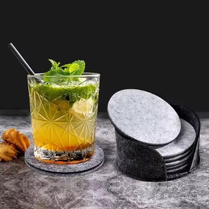 WELLFLYER PM-301 resistente al calore tondi sottobicchieri in feltro per bevande <span class=keywords><strong>tavolo</strong></span> da pranzo cuscinetto per tè tè tazza calda tovaglietta - Product Image 6