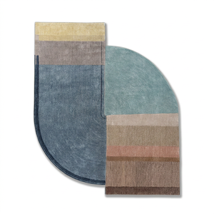 High Quality New Zealand Wool <b>Hand</b> <b>Tufted</b> Carpet Solid Color Soft Floor <b>Rug</b> for Bedroom Living Room - Product Image 1