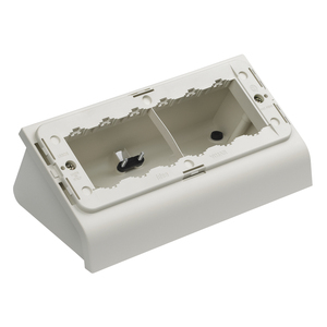 Scatola da tavolo bianca lunga 19,5 cm per interruttori a parete - Product Image 1