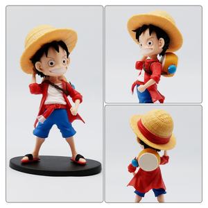 3 pièces/ensemble Figurines Statues 0NE PIECE Enfant Luffy souriant en course Figurine en PVC Jouets d'anime pour enfants Cadeaux - Product Image 4