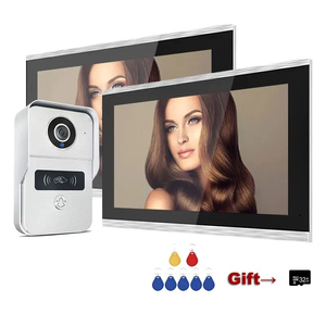 10 inch màn hình cảm ứng 2MP 1080P IP Video <span class=keywords><strong>intercom</strong></span> tuya thông minh Wifi PoE có dây RFID kiểm soát truy cập chuông cửa cho biệt thự phẳng - Product Image 5