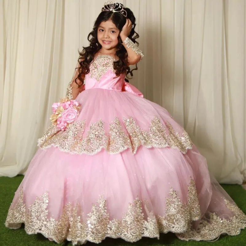 Formal Pink Princess Dresses Elegant Sweet Style