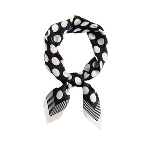 Silk <b>Scarf</b> Square 70x70cm Printed Retro English Lettering Fashion Neck <b>Scarf</b> For Women Spring 2025 - Product Image 5