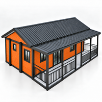 Maison Modulaire avec Veranda pour Éco-lodge, Récupération en Rétiroir dans la Jungle, Location Vacances