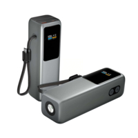 Batterie externe pour ordinateur portable 165W, chargeur portable 27000mAh avec lampe de poche intégrée, câble USB-C, affichage LED, charge super rapide