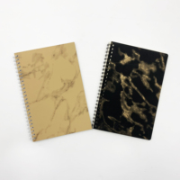 Papier personnalisé kawaii planificateur journal impression cahier à spirale marbre cahiers composition cadeau ensemble de cahier